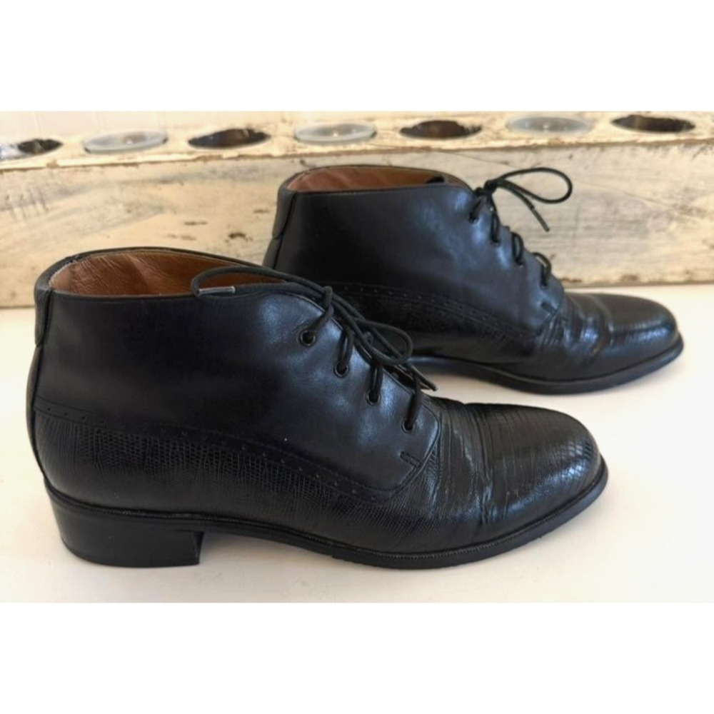 Ariat Paddock Ankle Riding Boots Womens Size 8.5 Black‎ Leather Lace Up 17498